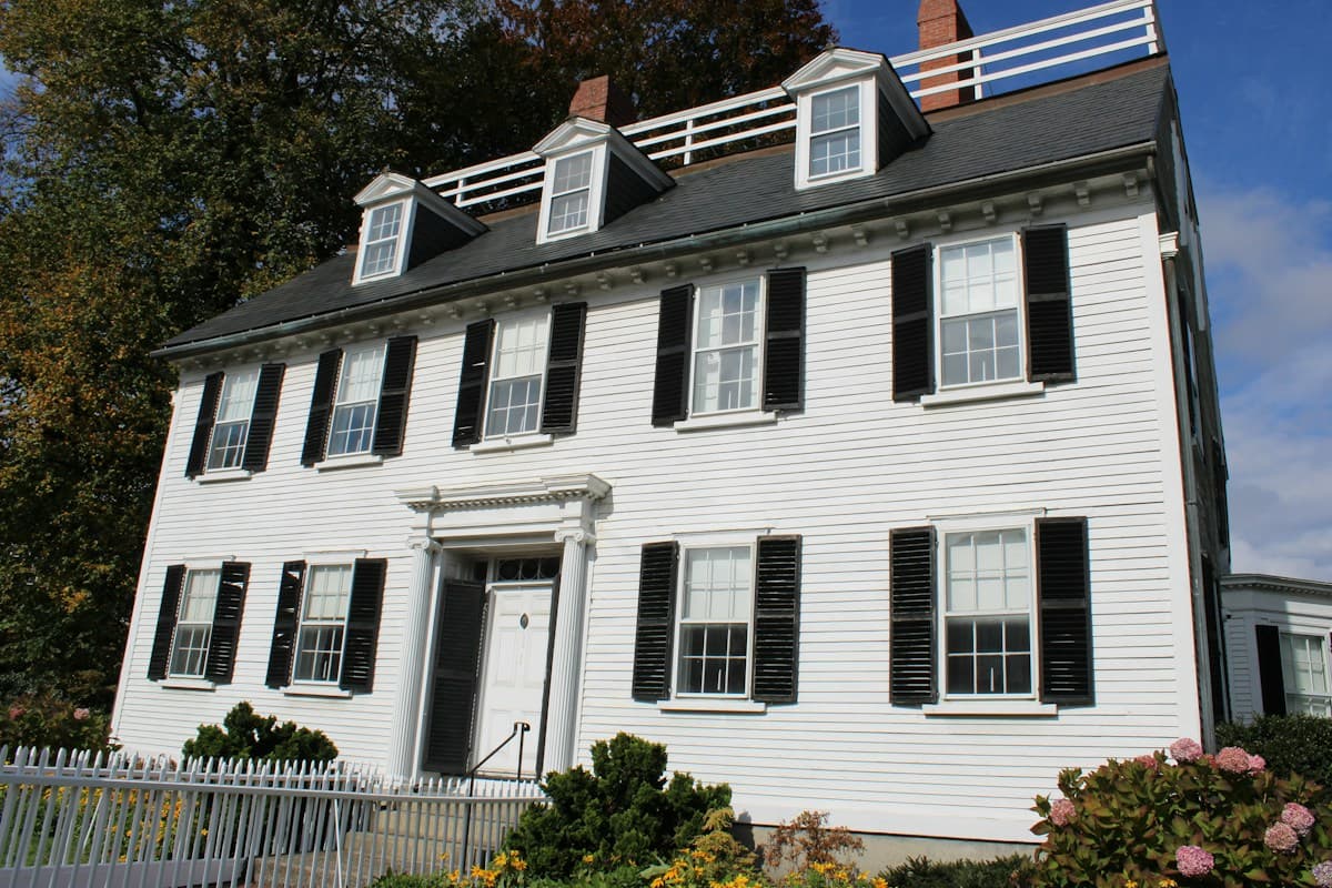 Historic home with traditional windows