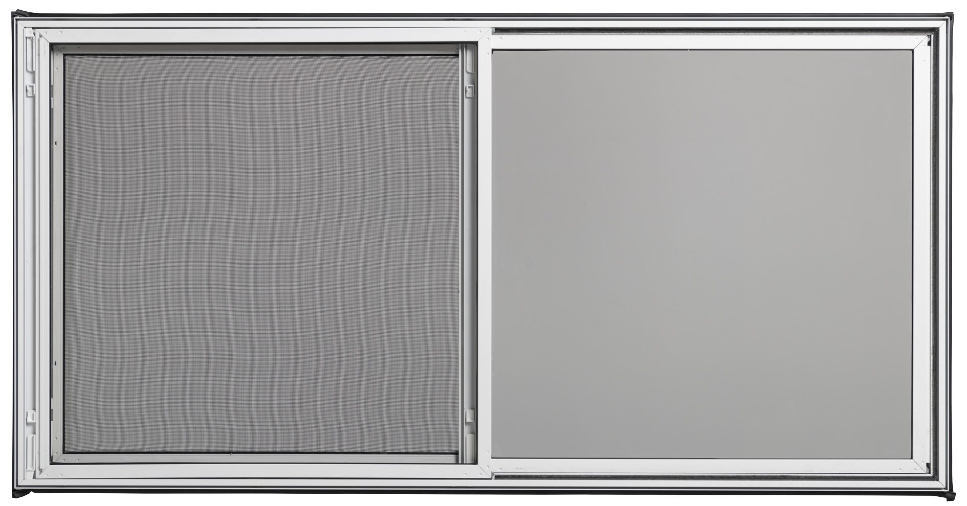 Low-E Aluminum Sliding Interior Storm Window with Screen