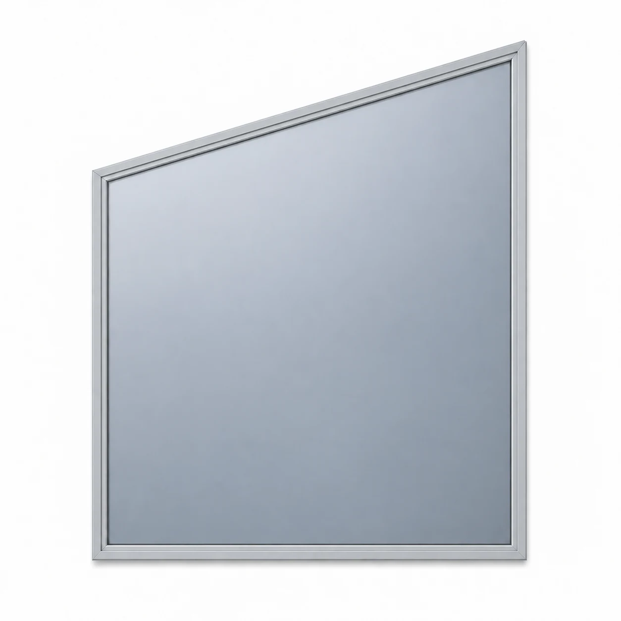 Trapezoid Picture Storm Window in standard finish - frame preview