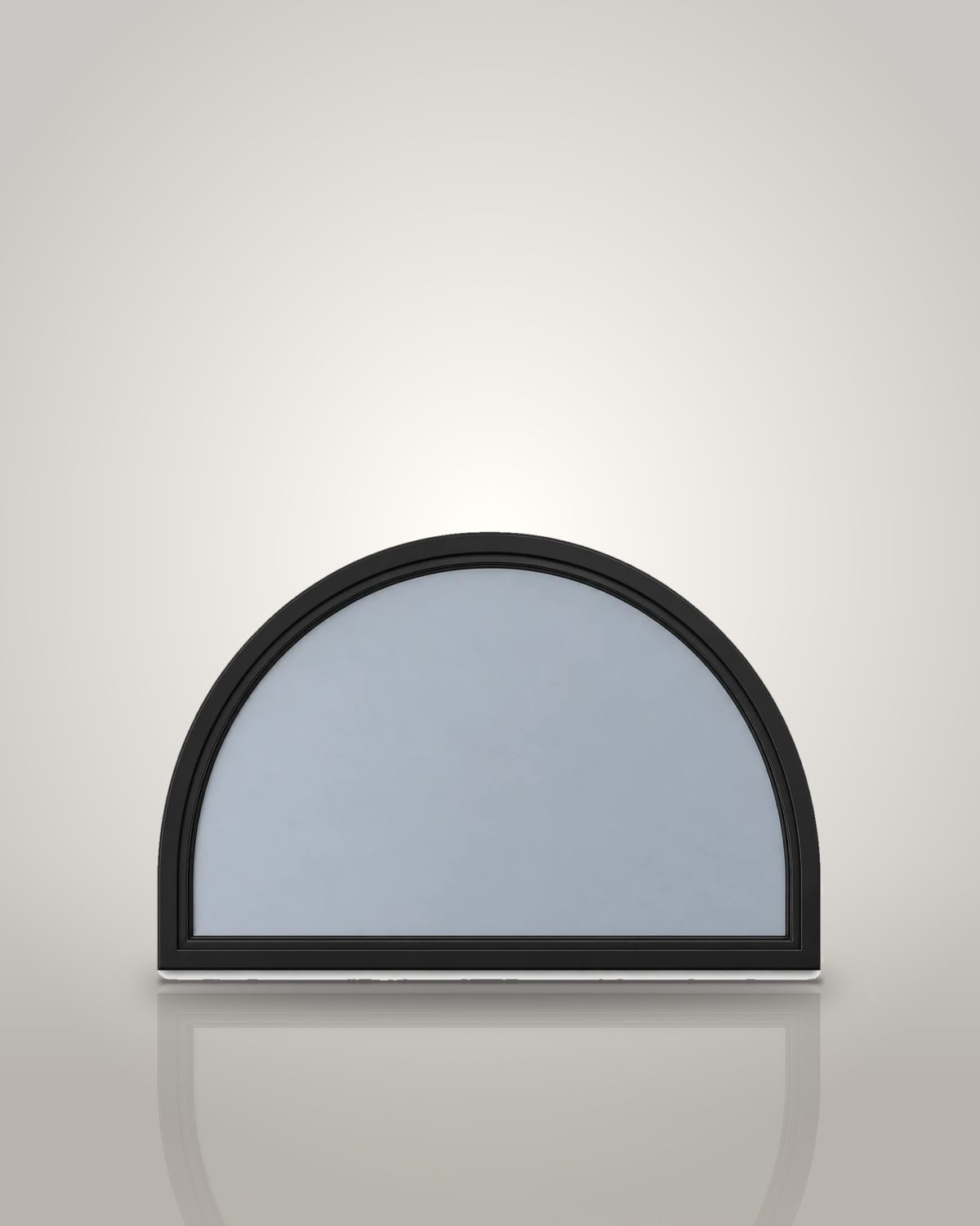 Custom Round-Top Picture Storm Window