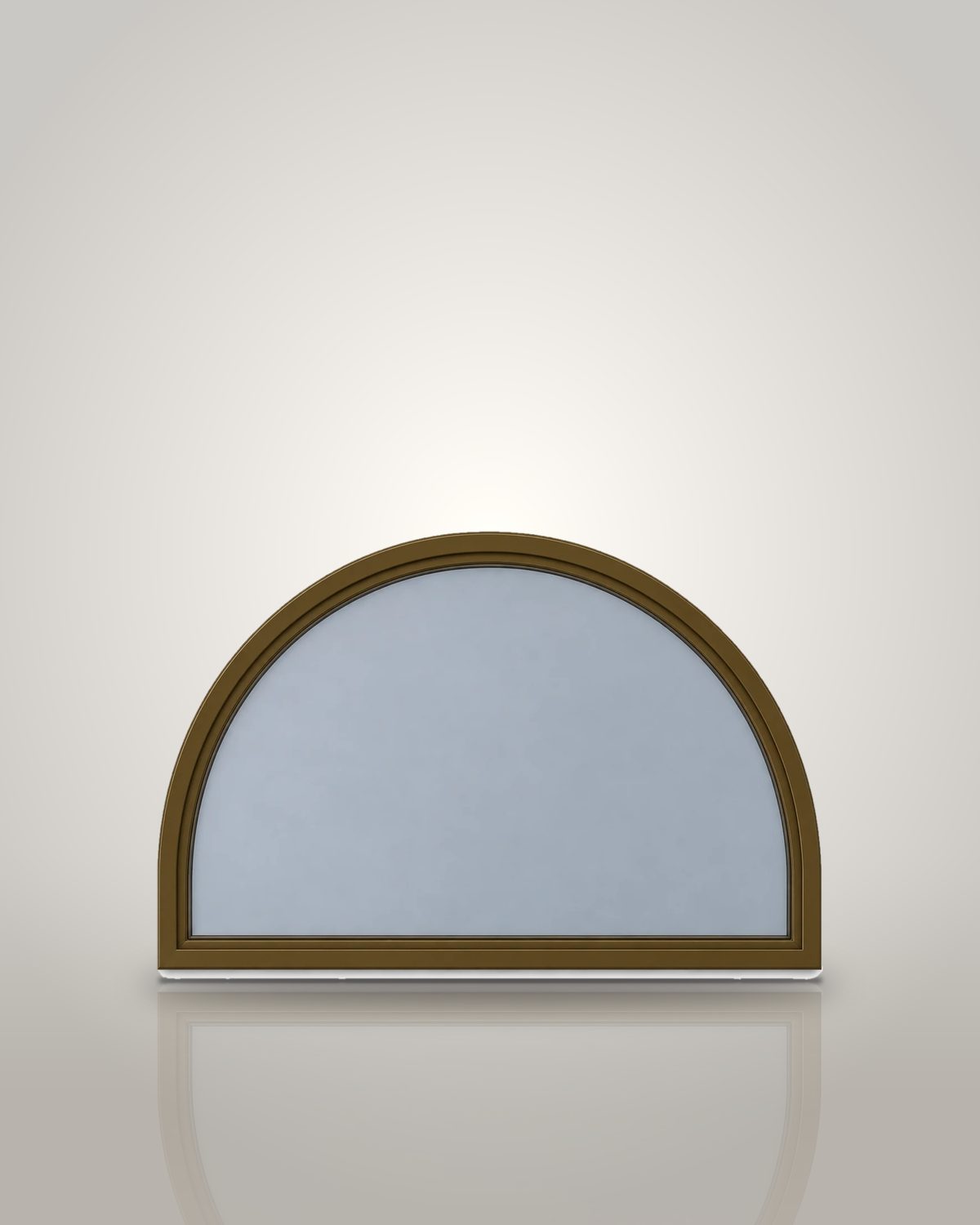Custom Round-Top Picture Storm Window