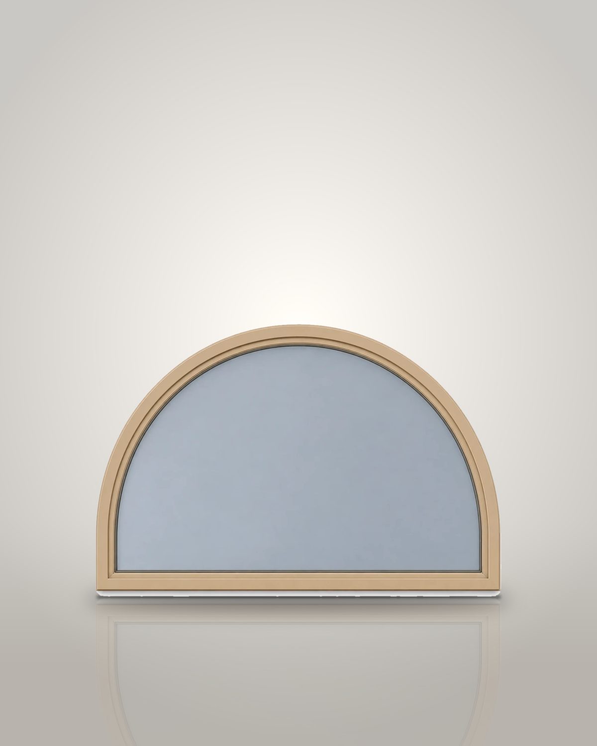 Custom Round-Top Picture Storm Window
