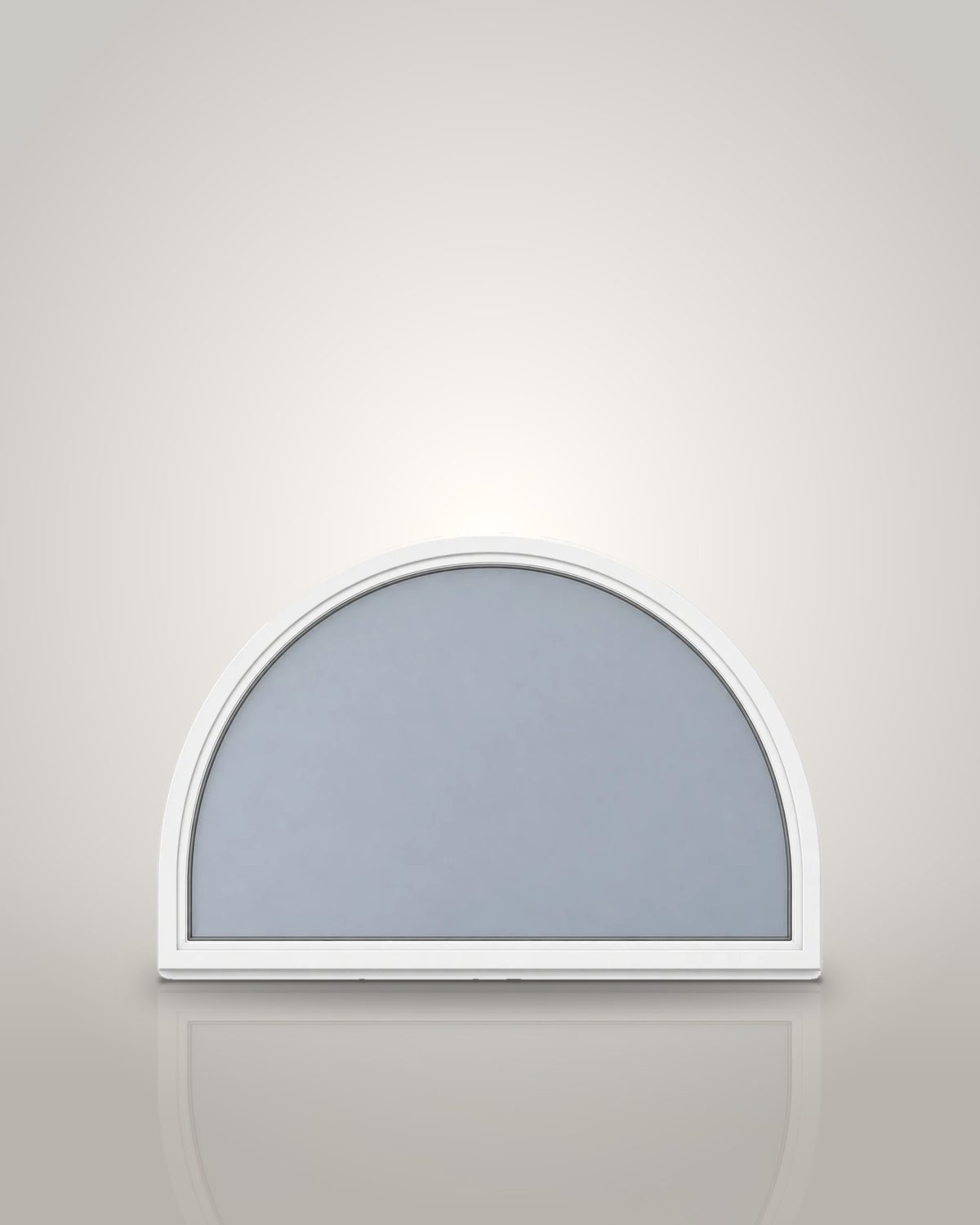 Custom Round-Top Picture Storm Window