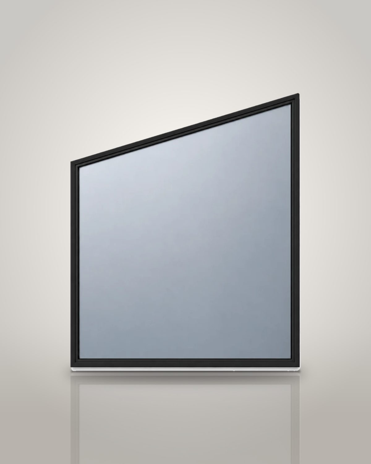 Custom Trapezoid Picture Storm Window