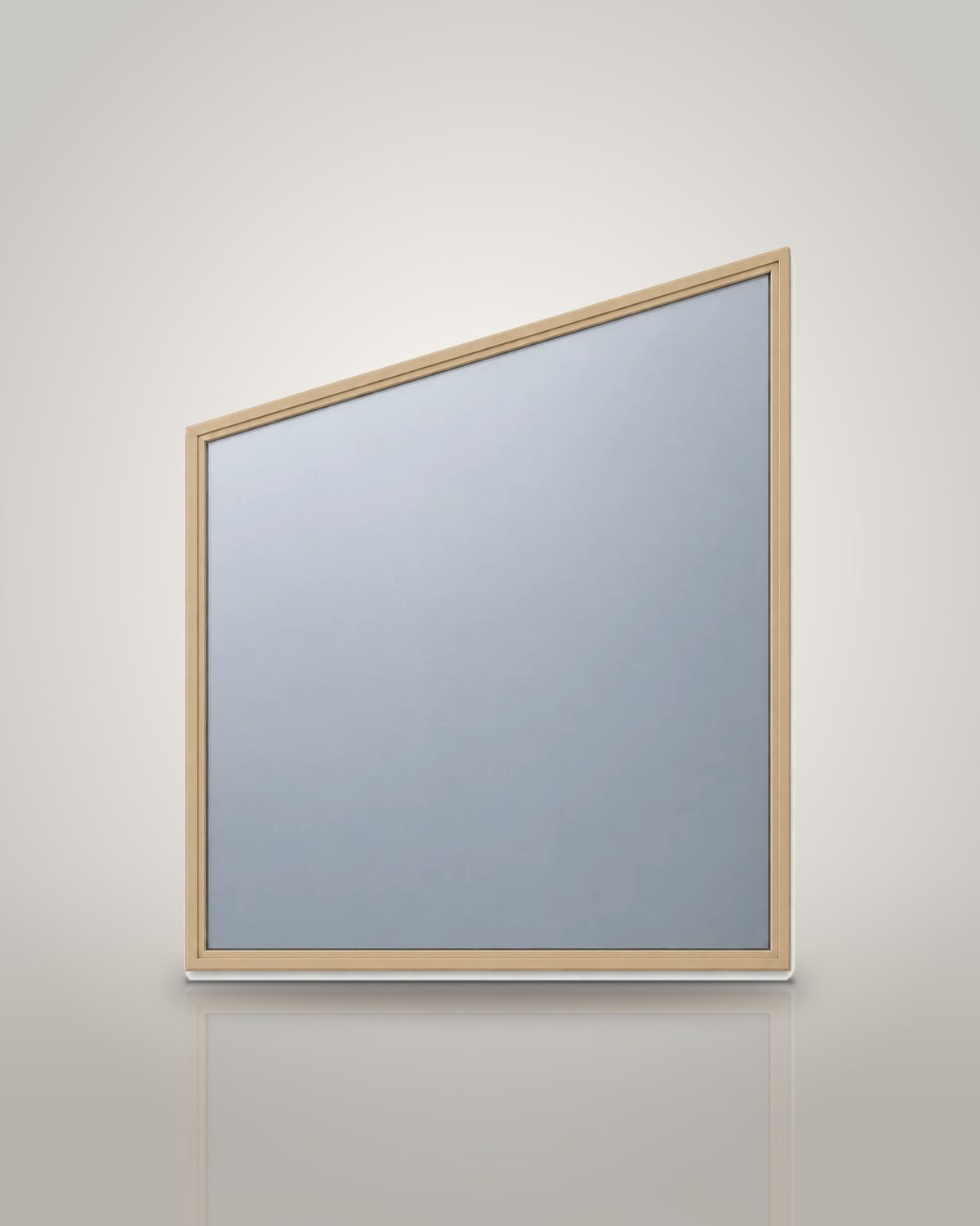 Custom Trapezoid Picture Storm Window