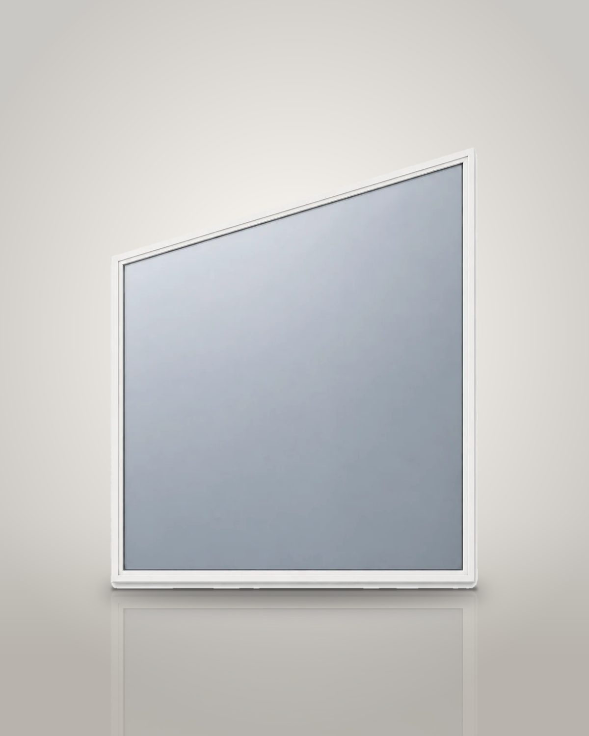 Custom Trapezoid Picture Storm Window
