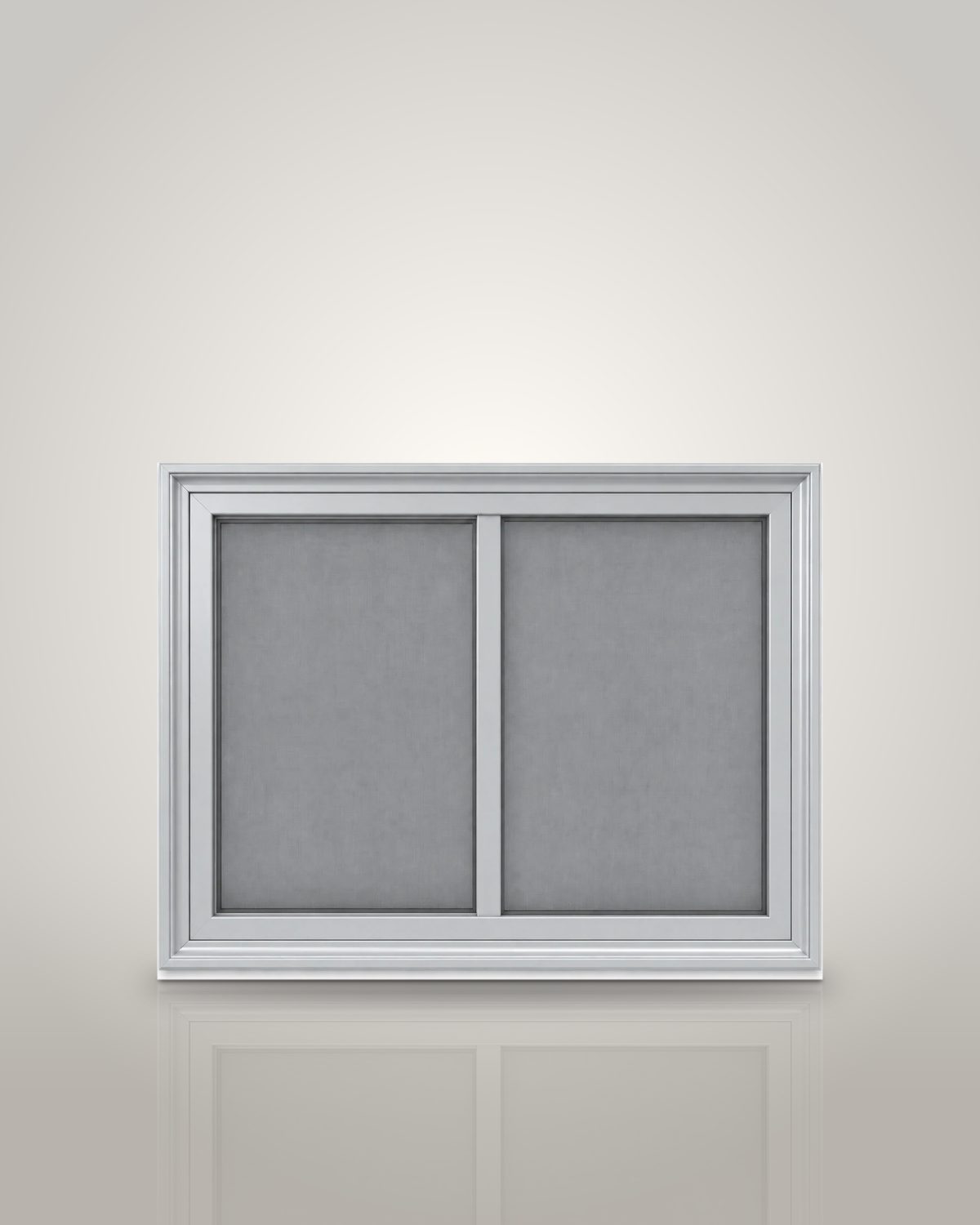 Horizontal triple-track storm window