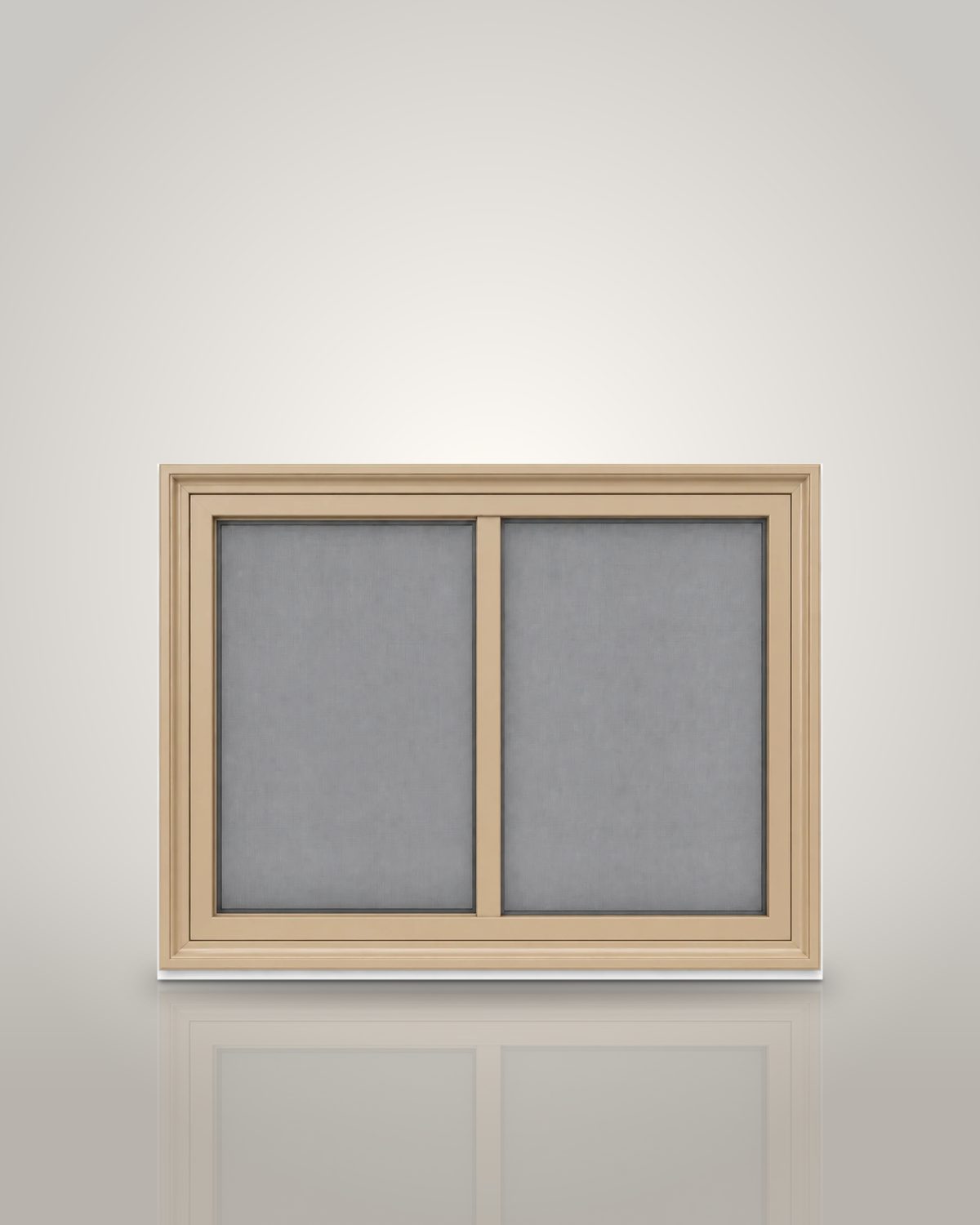 Horizontal triple-track storm window