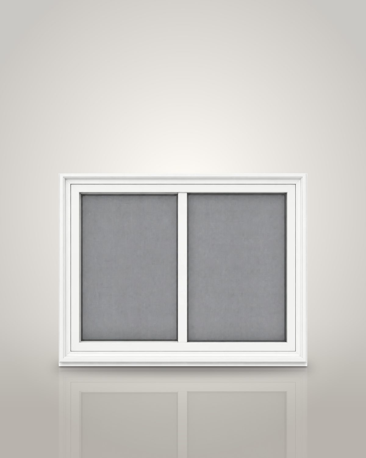 Horizontal triple-track storm window