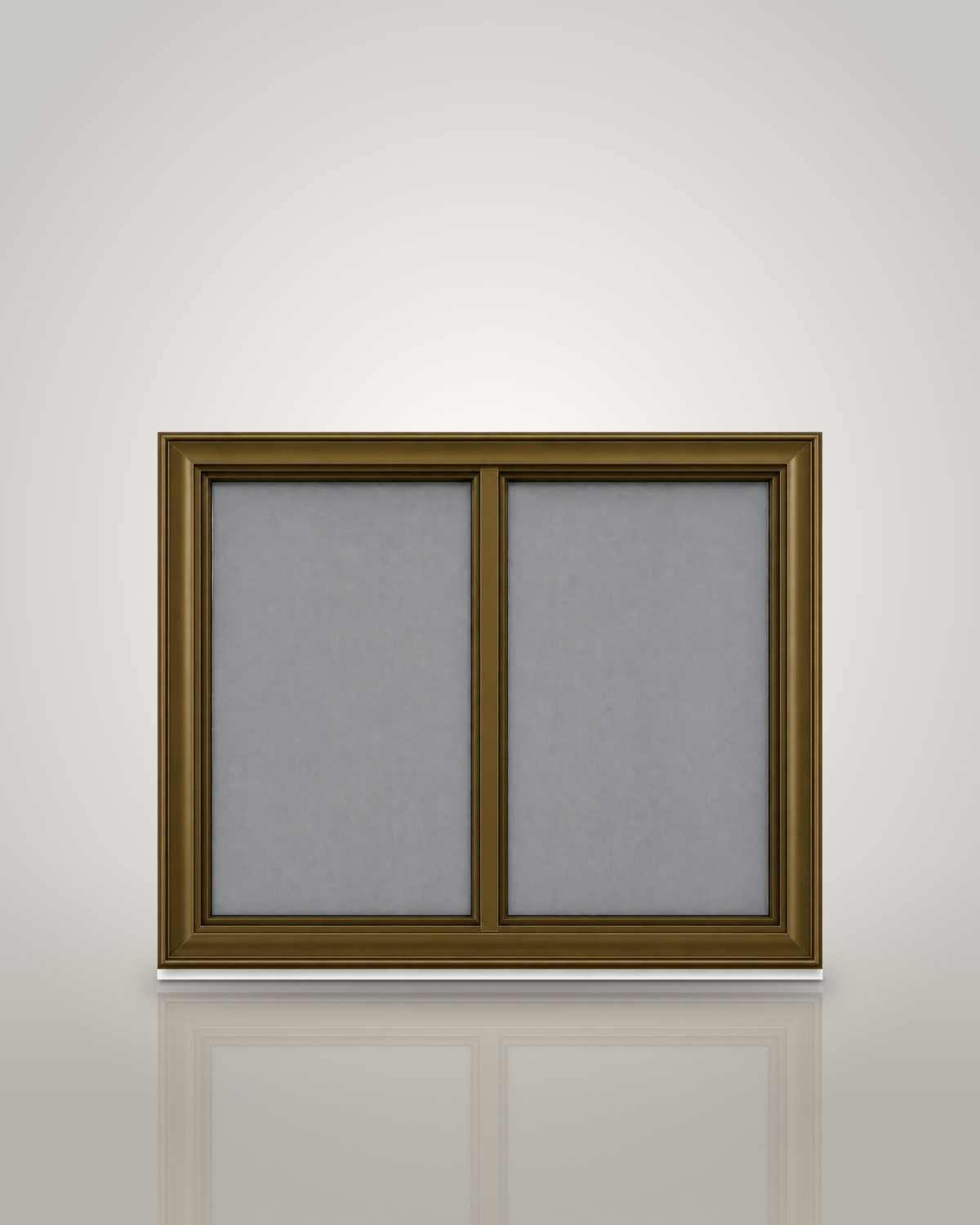 Horizontal two-track storm window