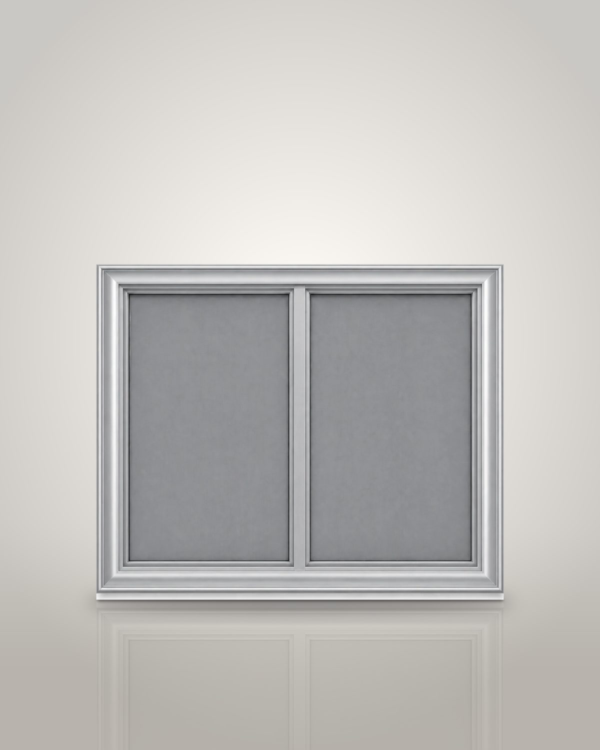Horizontal two-track storm window