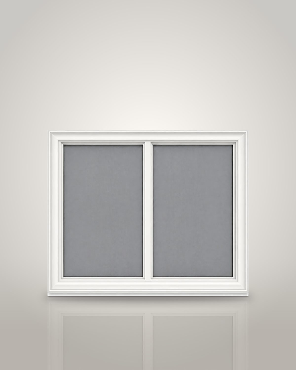 Horizontal two-track storm window