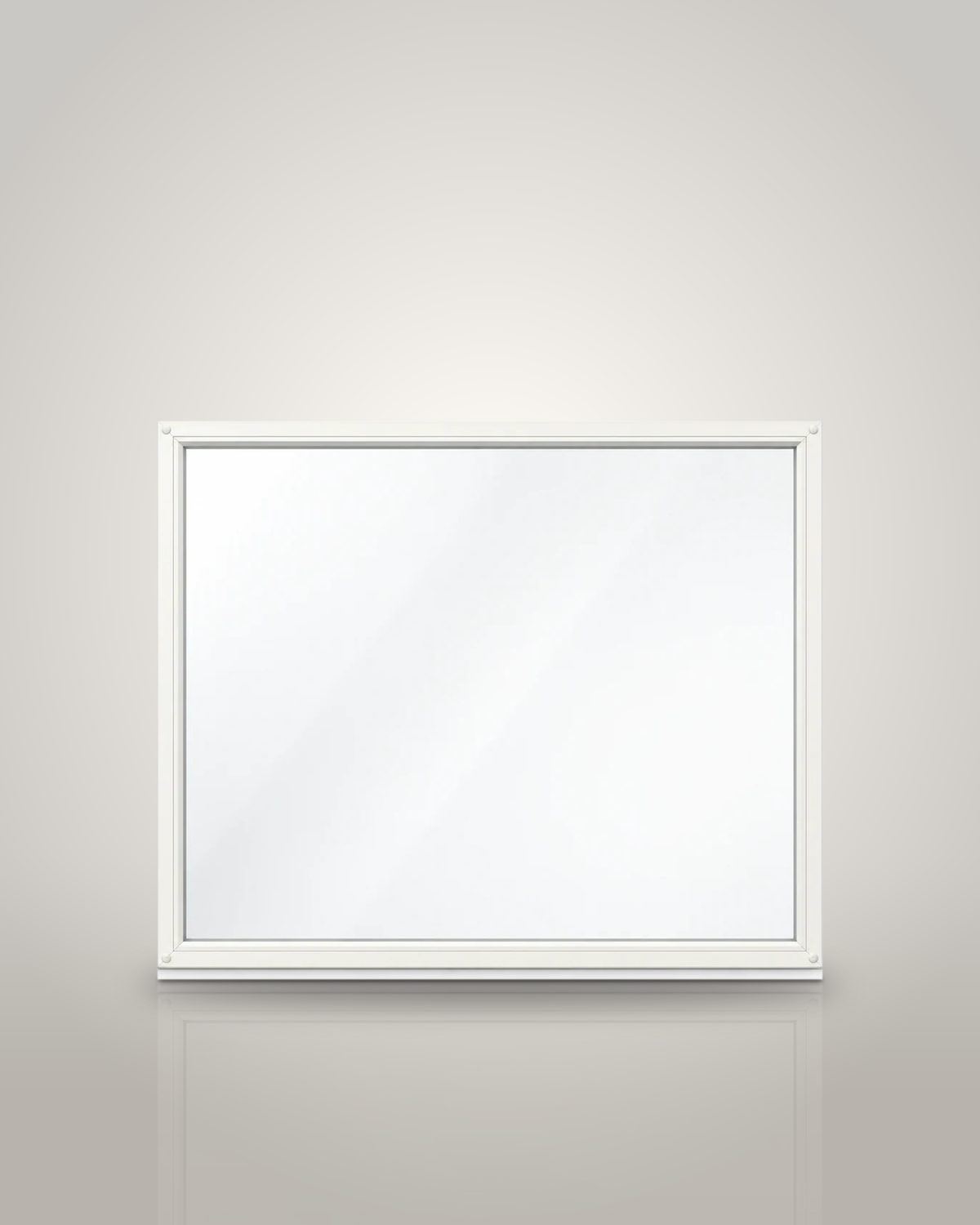 Surface-Mount Vinyl Interior Storm Window