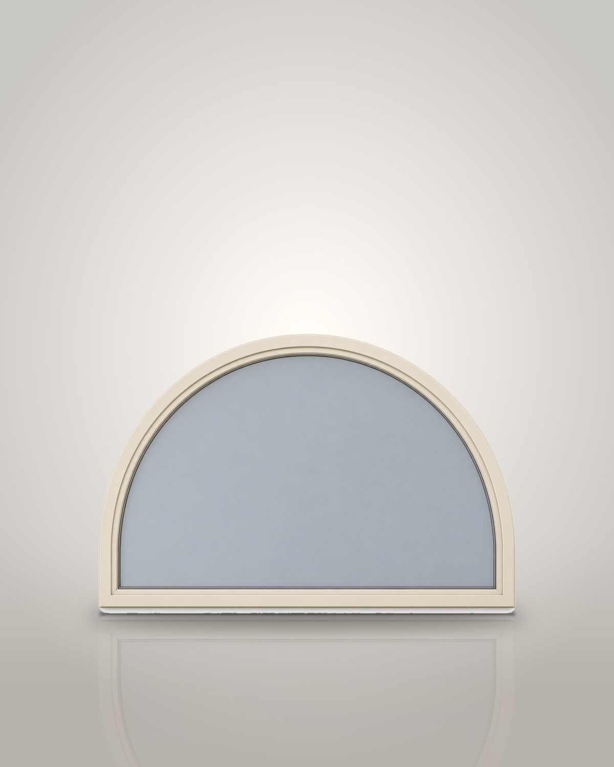 Custom Round-Top Picture Storm Window
