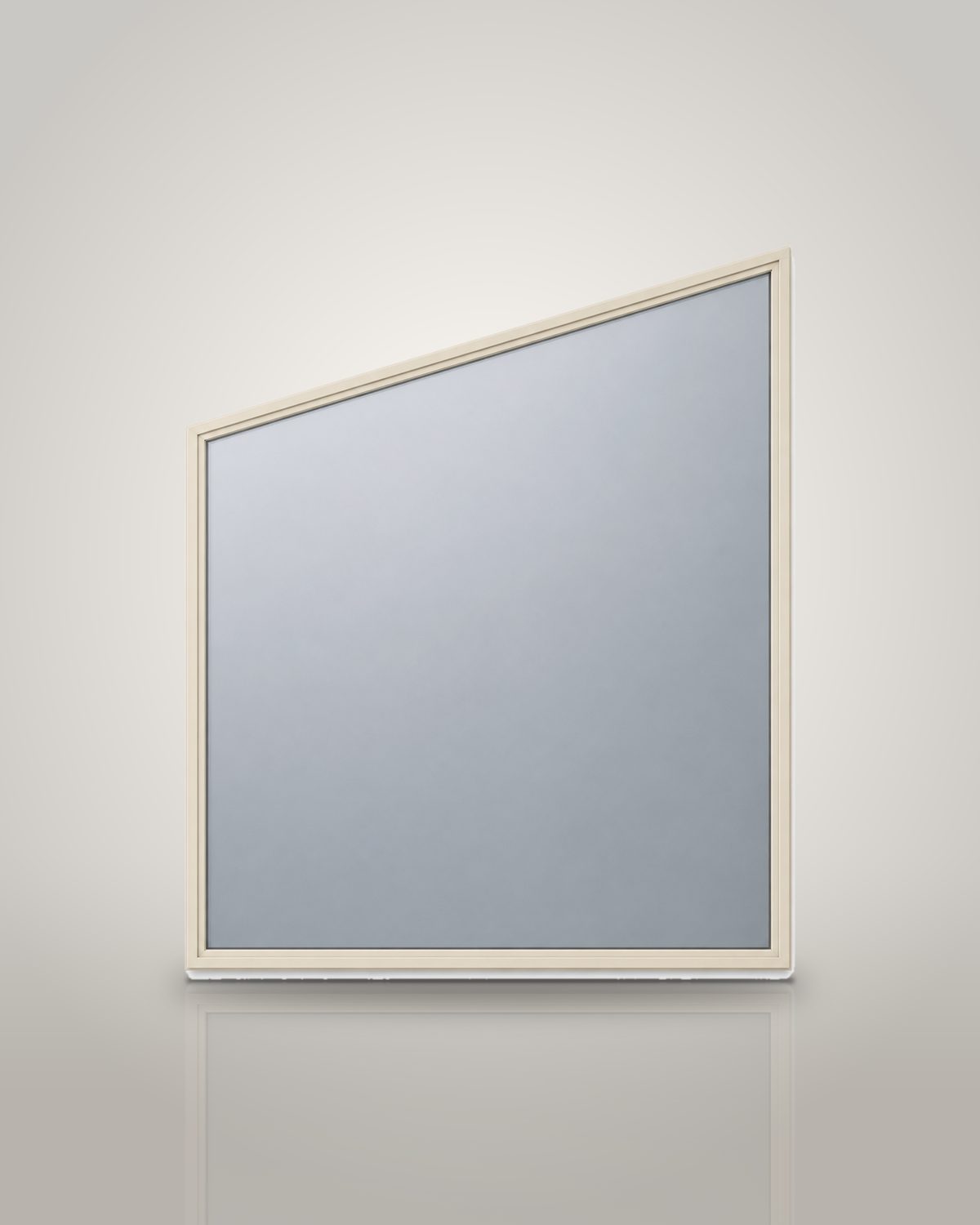 Custom Trapezoid Picture Storm Window