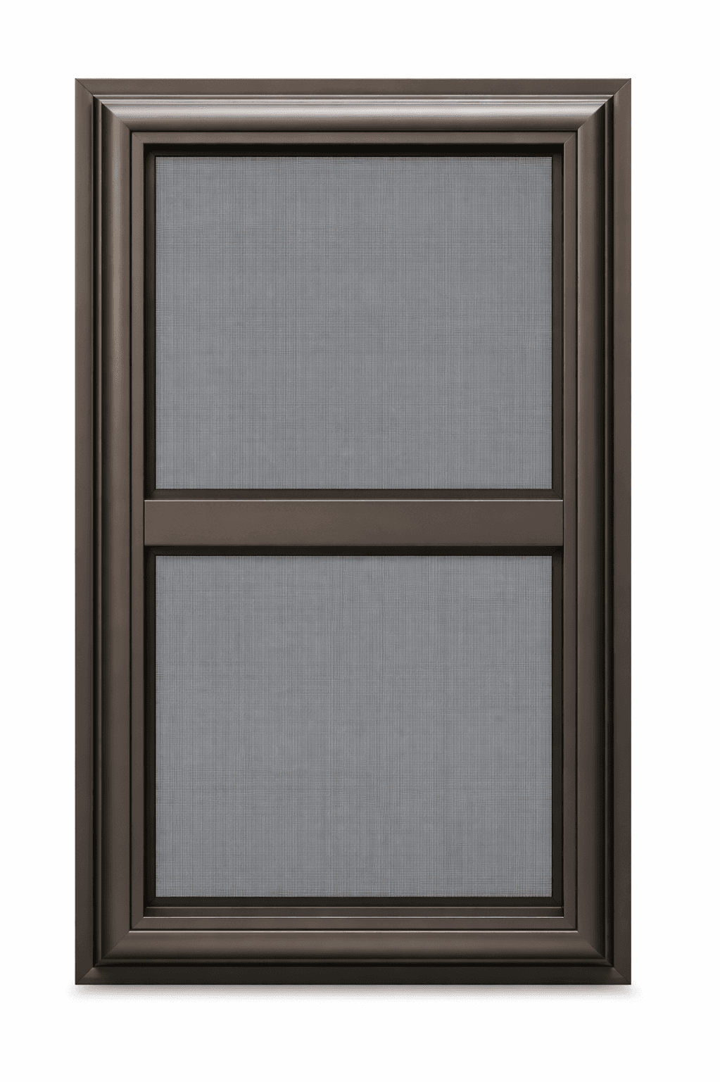 Vertical Triple-Track Storm Window with Two Screens - Custom Aluminum Storm Windows