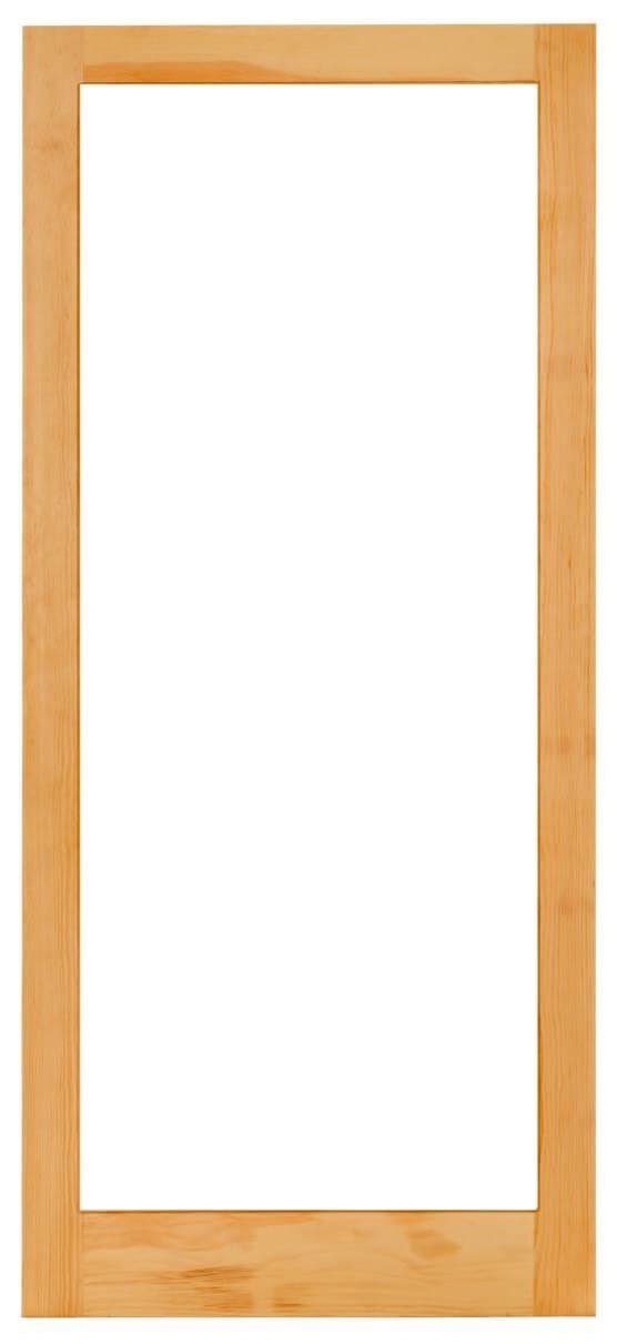 Full lite wood storm and screen door