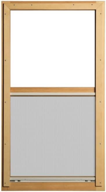 Combination self-storing wood storm window interior with lower track