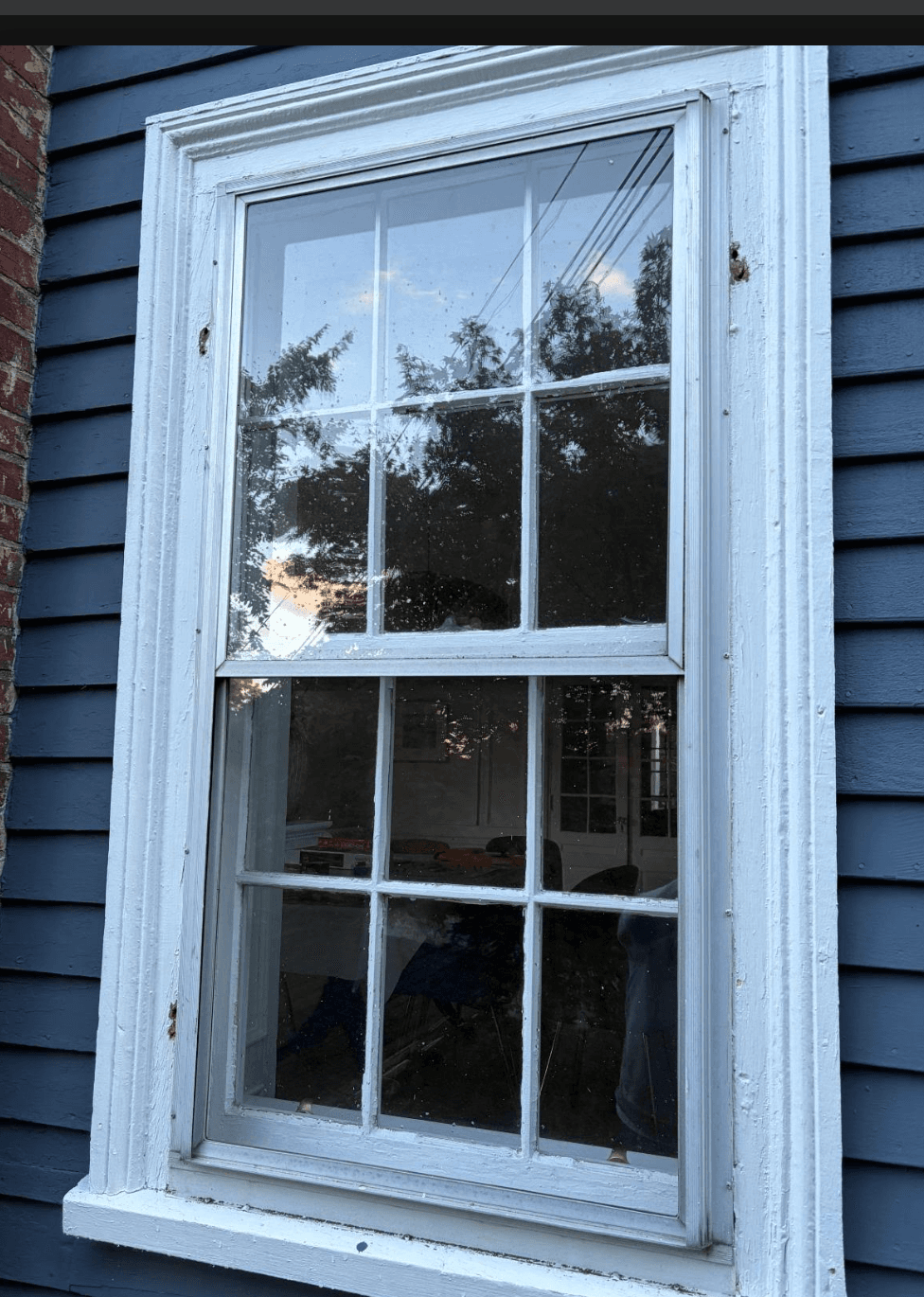 Storm window installed at Nick’s Philadelphia home
