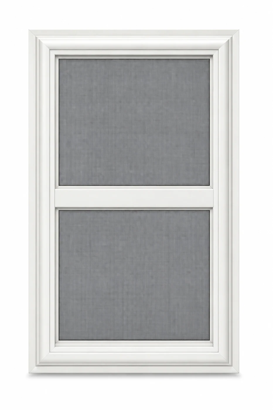 Vertical triple track storm window