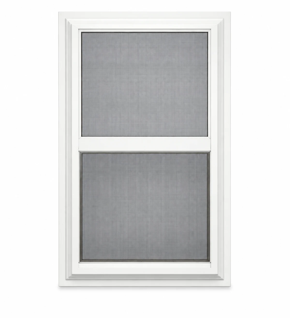Vertical two track storm window